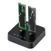 ISHEEP K3016P2 NVMe AHCI Cloner Duplicator, Dual Bay M.2 SSD Docking view 1
