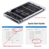 xiwai Dual NGFF B+M-Key M.2 SSD Card JOBD Raid0 Span Bridge to USB3.0 Type-C USB-C 2.5inch SATA Combo Enclosure view 4