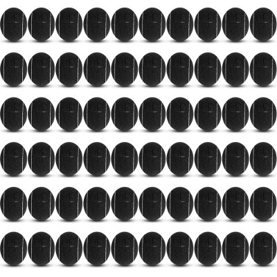 Macarrie 60 Pieces Precut Tennis Bulk Tennis Balls for Chairs Heavy Duty Long Lasting Glide Coverings for Classroom Furniture Legs Protectors and Floor Protection(Black)