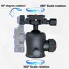 SIOTI Camera Ball Head Tripod Mount, Compatible with Camera, Camcorder, Telescope, Action Camera, Slider, Tripod (34mm Diameter Ball) view 3
