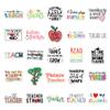 100 PCS Teacher Stickers, Vinyl Waterproof Teachers Day Gift Card Stickers for Water Bottles, Laptop, Notebook, Cell Phone, Luggage view 4
