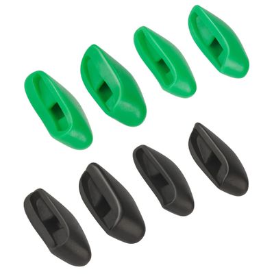 BLAZERBUCK Replacement Nose Pads Nose Piece for Oakley Half Jacket 2.0 OO9144/Half Jacket 2.0 XL OO9154 Sunglasses - Black + Dark Green