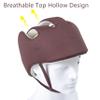 Thick Protection Helmet for Elderly Youth Kids Adults,Head Protection for Elderly Falls,Soft Helmet for Epilepsy Seizures Prevent Head Injuries,Safety Bump Cap,for Home Gardening (Coffee Mesh Inner) view 3