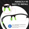 BLAZERBUCK Replacement Nose Pads Nose Piece for Oakley Half Jacket 2.0 OO9144/Half Jacket 2.0 XL OO9154 Sunglasses - Green view 2