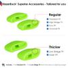 BLAZERBUCK Replacement Nose Pads Nose Piece for Oakley Half Jacket 2.0 OO9144/Half Jacket 2.0 XL OO9154 Sunglasses - Green view 4