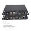 HD-SDI Over Fiber Optic Extenders Kit, Video Fiber converters, Uncompressed,Singlemode up to 12.4miles(20Km), Multimode 500m, 2 SFP Optical transceiver Included, A Set (TX and RX) view 2