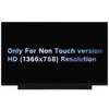 Daplinno 15.6" Screen Replacement for HP 15-cs2028TX 15-cs2029TX LCD Display Panel 60Hz 30 pins HD(1366x768) (Only for Non Touch Version) view 1