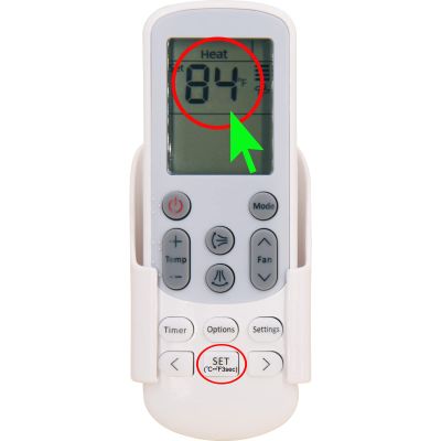 Replacement for Samsung AC Air Conditioner Remote Control AC018NN4DCH/AA AC024NN4DCH/AA AC030NN4DCH/AA AC036NN4DCH/AA AC042NN4DCH/AA AC048NN4DCH/AA AC0030NLDCH/AA AC009NMDCH/AA AC0030NHDCH/AA