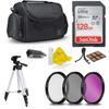128GB SD Memory Accessory Kit for Canon EOS Rebel T7i T7 T6i T6S T6 T5i T5 T3i SL2 SL1 EOS 80D 77D 70D 60D EOS 9000D 8000D 800D 760D 750D 700D 650D 1300D 1200D 5D Mark III 5D Mark ii 6D 7D Mark ii view 1