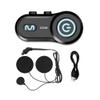 Bluetooth Motorcycle Helmet, Black (Small) view 2