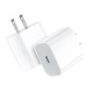 BoxWave Charger Compatible with JBL Free WFH Wireless - PD GAN miniCube (30W), 30W Tiny PD GAN Type-C Wall Charger - Winter White view 4