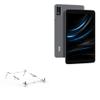 BoxWave Stand and Mount Compatible with Hyjoy Android 10 Quad-Core Tablet TP901 (9 in) - Pocket Aluminum Stand 3-in-1, Portable Multi Angle Viewing Riser - Metallic Silver view 1
