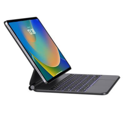 AUSDOM iPad Air 11 inch Case with Keyboard (M3/M2, 2025/2024) & iPad Pro 11 inch(1st/2nd/3rd/4th Generation), Magnetic Keyboard Case with Multi-Touch Trackpad, Easy-Set Floating Cantilever Stand