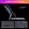 AUSDOM iPad Air 11 inch Case with Keyboard (M3/M2, 2025/2024) & iPad Pro 11 inch(1st/2nd/3rd/4th Generation), Magnetic Keyboard Case with Multi-Touch Trackpad, Easy-Set Floating Cantilever Stand view 3