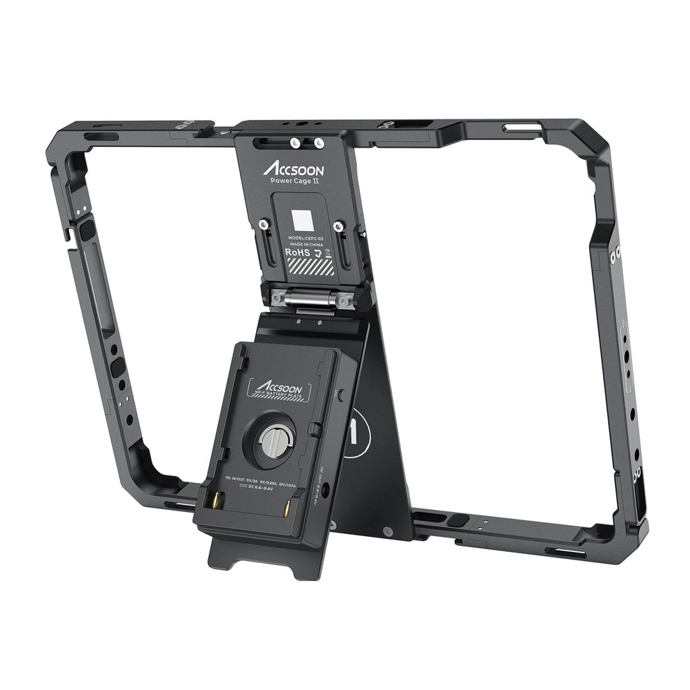 Accsoon iPad PowerCage  for Video Stabilizer for iPad, Compatible with ipad - Gen 7, 8, 9, 10, ipad Air - Gen 3, 4, 5, ipad Pro -10.5 inch, 11 inch (Gen 1, 2, 3, 4)