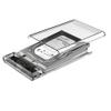 Tianle 2.5" Hard Drive Enclosure, SATA to USB 3.1 6Gbps Tool-Free Clear External Hard Drive Enclosure Compatible with 2.5 SATA SSD/HDD Caddy, PS5/4 Xbox TV Laptop MacBook PC view 4
