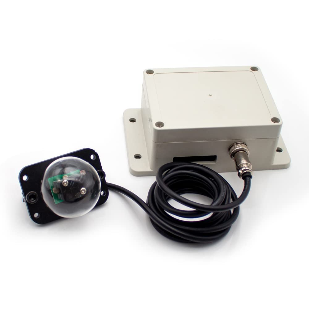 LeTkingok Solar Tracker Sun Tracking System, Single Double Axis Tracking Controller Automatically Manual Switch Vertical Towards Sun (B Dual Axis)
