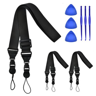 FOCCTS 3 Pack Adjustable Shoulder Strap, Nylon Neck Lanyard for iPad, Tablet Lanyard Strap Replacement Shoulder Strap for Ipad Case Tablet Case, Camera Binocular Crossbody Laptop Luggage Bag