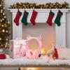 YUSONIC Cat Ear Bluetooth Headphones for Kids & Adults, Wireless Foldable & Wired Multi-Function LED Light Up Over Ear Headphones with Mic and Volume Control for iPhone/iPad/Laptop/PC (Pink 2) view 2
