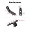Xotic Tech Bike RCT715 Tail Light Mount Combo, Compatible with Most Lynx Saddle - Type E view 3