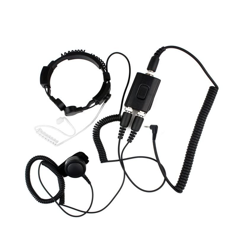2.5mm FBI Heavy Duty Tactical Military Throat MIC for Motorola talkabout 1 PIN