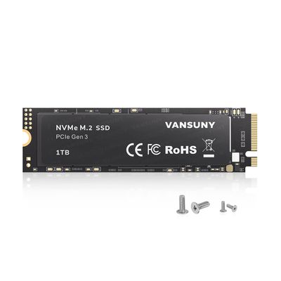 Vansuny 1TB NVMe M.2 Internal Solid State Drive PCIe 3.0 TLC M.2 SSD 3D NAND 2280 Speed up to 3400/2900MB/s Internal Solid State Hard Drive PCIe SSD