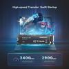 Vansuny 1TB NVMe M.2 Internal Solid State Drive PCIe 3.0 TLC M.2 SSD 3D NAND 2280 Speed up to 3400/2900MB/s Internal Solid State Hard Drive PCIe SSD view 2