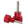 FEICHAO 2pcs M5 Adjustable Hand Screw Knurled Tighten Thumb Screws Compatible with GoPro Action Camera Photograpyh Accessory (Red,M5*12) view 4