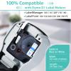 NineLeaf 4 Pack Compatible for Dymo D1 45014 S0720540 Label Tape 12mm 1/2 Inch Blue on White Refills Labeler for LabelManager 160 280 360D PNP LabelWriter 450 Duo ColorPop 3M Label Maker view 2