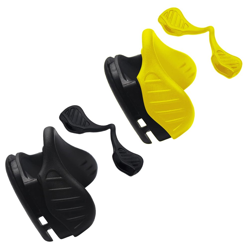 BLAZERBUCK Replacement Nose Pads Nose Pieces for Oakley M Frame 2.0 Strike/Si M Frame 3.0 OO9146 Sunglasses - Black + Yellow