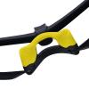 BLAZERBUCK Replacement Nose Pads Nose Pieces for Oakley M Frame 2.0 Strike/Si M Frame 3.0 OO9146 Sunglasses - Black + Yellow view 3