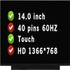 BTSELSS 14.0" Touch Screen Replacement for HP 14-FQ0080NR LCD Display Panel HD 1366(RGB)768 40 pin 60 HZ (No Tabs) view 1