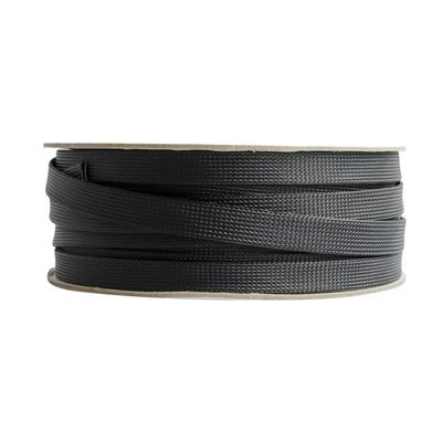 1pcs Cable Sleeve Wiring Accessories, 1/5/10/50/100M Black Insulated Braid Sleeving 4/6/8/10/12/14/20/25mm Tight Wire Cable Gland Protection Cables Sleeves (Color : 14MM, Size : 200 Meters)