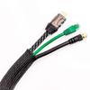 1pcs Cable Sleeve Wiring Accessories, 1/5/10/50/100M Black Insulated Braid Sleeving 4/6/8/10/12/14/20/25mm Tight Wire Cable Gland Protection Cables Sleeves (Color : 14MM, Size : 200 Meters) view 3