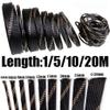 MOZTO 1pcs Insulation Braided Sleeves Black+Gold, 4/6/8/10/12/15/20/25mm Wire Protection High Expandable Braided Sleeving Cable (Color : 10mm, Size : 10M) view 2