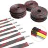 MOZTO 1pcs Braided Cable Sleeving, 1/5M/10/20/50/100M Insulated Braided Cable Sleeves Expandable Wire Gland Protection Black+Red 2/4/6/8/10/12/15/20/25mm (Color : 100M, Size : 20mm) view 2