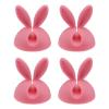 Cabilock Desk Cable Organizer 4 Pack Silicone Wire Clips Cable Clip Desk Wire Wraps Cords Sticky Cord Holder for Organizing view 1