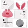 Cabilock Desk Cable Organizer 4 Pack Silicone Wire Clips Cable Clip Desk Wire Wraps Cords Sticky Cord Holder for Organizing view 3