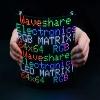 Flexible RGB Full Color LED Matrix Panel 64x64 Pixels, 4096 Individual RGB LEDs,3mm Pitch,Adjustable Brightness and Bendable PCB, Compatible with Raspberry Pi/Raspberry Pi Pico / ESP32 / Ardu view 1
