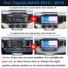 Android 11 Car Radio Stereo Navigation GPS for Toyota RAV4 2012-2018, 9" Multimedia Video Player Support WiFi/Carplay/4G/FM RDS/Steering Wheel Control/DAB+Backup Camera,600s/6+128g/a view 2