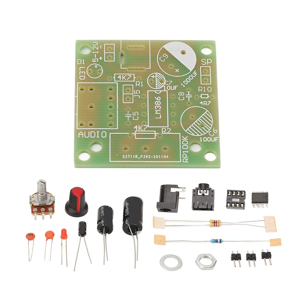 312V LM386 Audio Amplifier Kit Low Power Consumption Electronic DIY Amplifier Module Board