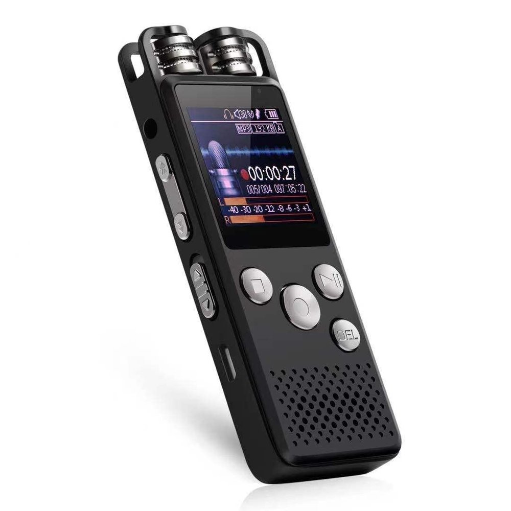 XARONF Digital Voice Recorder 32GB Recording Capacity Voice Activated Recorder with Noise Reduction Audio Recorder with Playback for Meeting Lecture