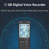 XARONF 32GB Digital Voice Recorder Mini Voice Recorder Audio Recorder with MP3&USB for Lectures, Meetings, Interviews view 4