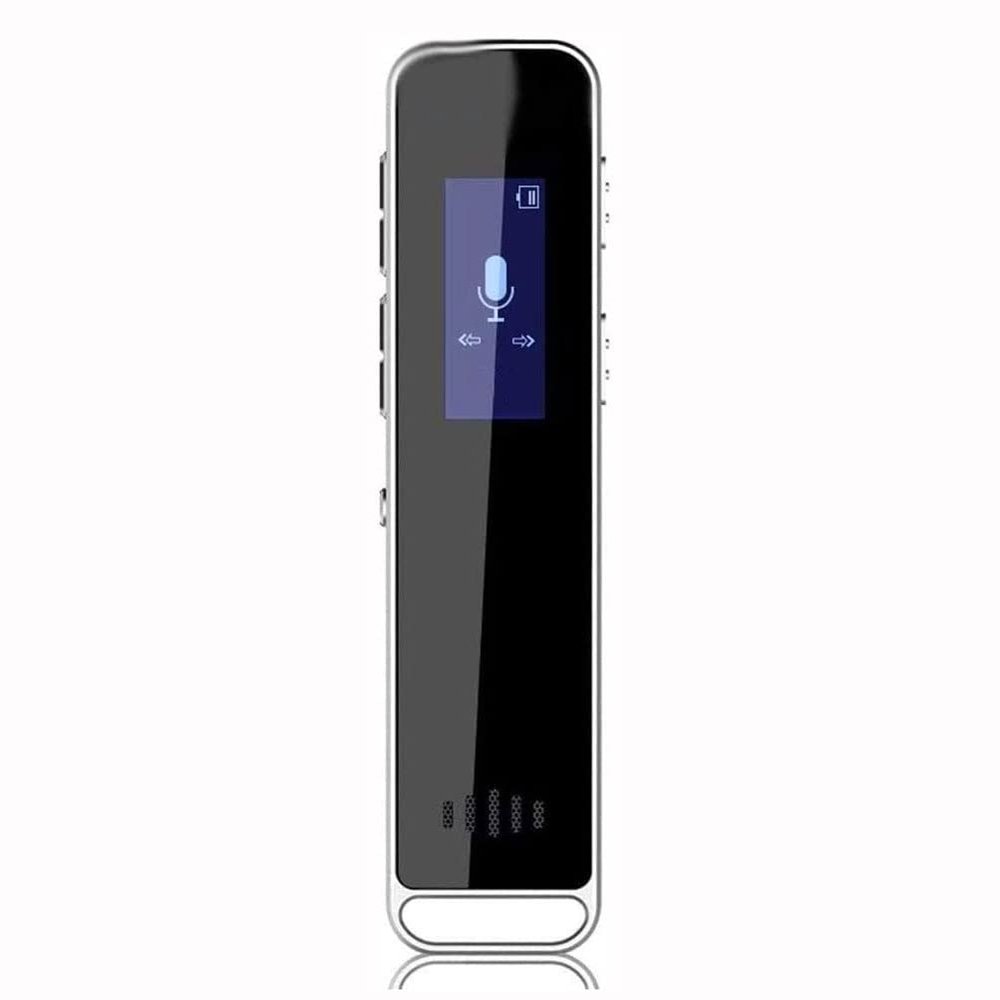 XARONF Digital Voice Recorder, Voice Activated Recorder Built-in Speaker with MP3 Player, Noise Reduction Rechargeable Stereo HD Recording Voice for Lecture Interview Meeting, 16GB