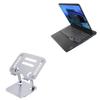 BoxWave Stand and Mount Compatible with Lenovo IdeaPad Gaming 3i (15 in - 82S9) - Executive VersaView Laptop Stand, Ergonomic Adjustable Viewing Angle Metallic Riser - Metallic Silver view 1