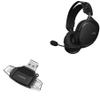 BoxWave Smart Gadget Compatible with JVC GG-01W - AllReader SD Card Reader, microSD Card Reader SD Compact USB - Jet Black view 1