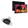 BoxWave Smart Gadget Compatible with AOCWEI Android 11 Tablet X500 (10 in) - AllReader SD Card Reader, microSD Card Reader SD Compact USB - Jet Black view 1