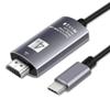 BoxWave Cable Compatible with AOCWEI Android 11 Tablet X500 (10 in) - SmartDisplay Cable - USB Type-C to HDMI (6 ft), USB C/HDMI Cable - Jet Black view 2