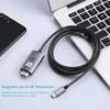 BoxWave Cable Compatible with AOCWEI Android 11 Tablet X500 (10 in) - SmartDisplay Cable - USB Type-C to HDMI (6 ft), USB C/HDMI Cable - Jet Black view 3