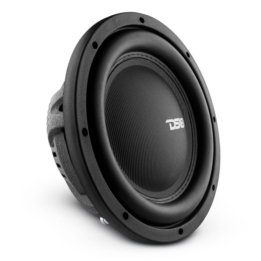 DS18 IXS10.2D 10" Car Subwoofer 1200 Watts Max Power 600 Watts RMS DVC 2 + 2 Ohms - Powerful Shallow Mount Subwoofer - Slim Design Perfect for Compact Places in Car & Trucks - 1 Speaker